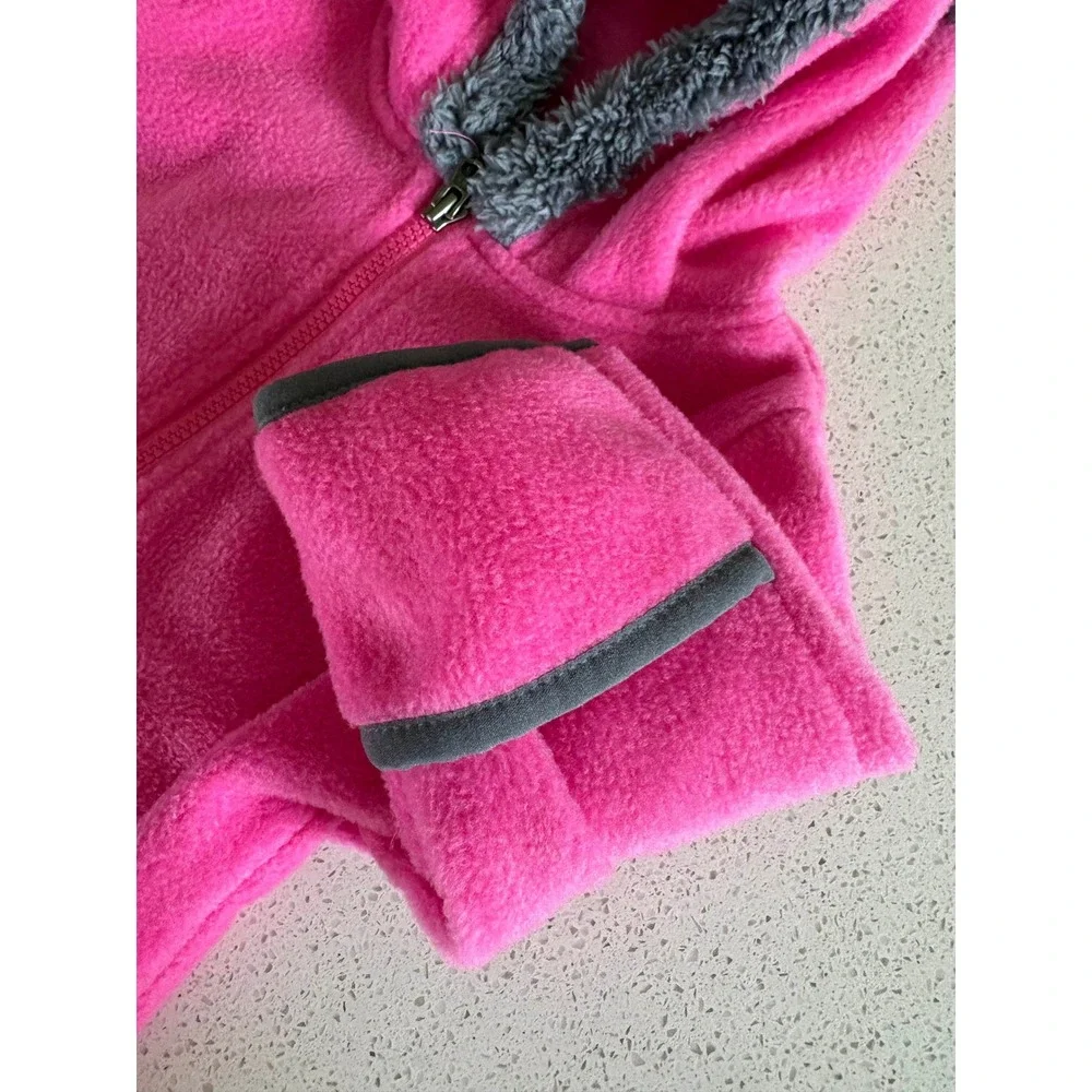 Columbia Western Barlow Bunting Fleece Hooded Coverall 0-3 Months Winter Skiing